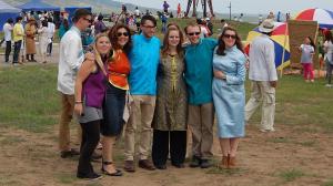The Sukhbaatar crew in our Naadam finery